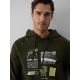 3. Men's regular hooded sweatshirt 4F 4FRAW26TSWSM3162-43S