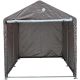7. GARDEN GARAGE PAVILION 1.57x2.19x1.7M GRAY SASKA GARDEN