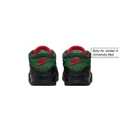 4. Air Jordan 4 RM Black/Gorge Green Sneakers - FQ7939-003