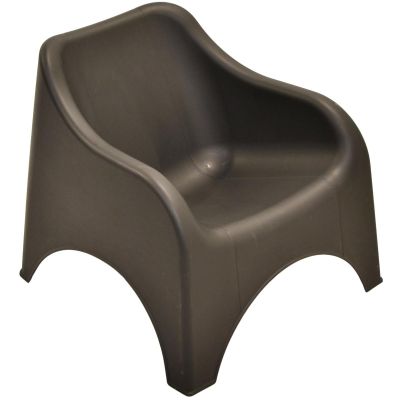 8. NUVOLA ANTHRACITE PLASTIC GARDEN CHAIR