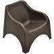 8. NUVOLA ANTHRACITE PLASTIC GARDEN CHAIR