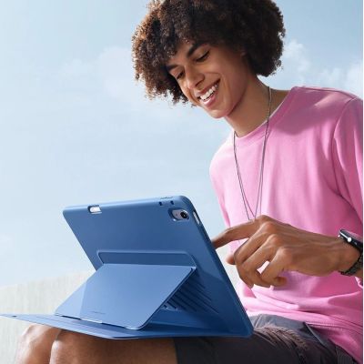 7. ESR Flip Hybrid Case for iPad 10.9” 2022 / iPad 11” 2024 - Blue