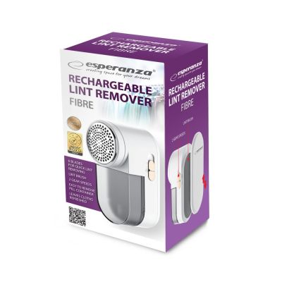 4. ESPERANZA RECHARGEABLE FIBER CLOTHING SHAVER ECS010