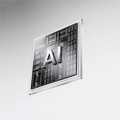 3. Baseus EnerFill FC11 20000mAh 22.5W Powerbank with Digital Display and Two Built-in Cables - Beige