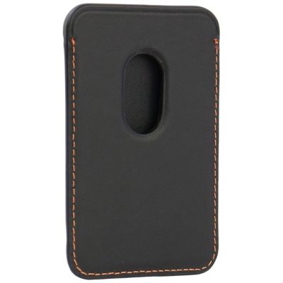 5. Lamborghini Urus D8 Genuine Leather MagSafe Magnetic Phone Wallet - Black and Red