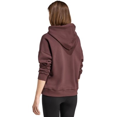 3. adidas Essentials Small Logo Feel Cozy Women's Sweatshirt Brown JV7314