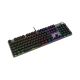 3. MSI FORGE GK320 RED US | Gaming keyboard | Wired | US | Mechanical RED Switches