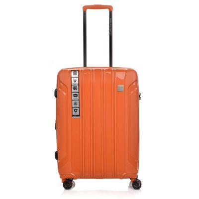 4. SwissBags Tourist Large Suitcase 77cm Orange