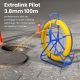5. Extralink Pilot Cable Puller Pilot 3.8mm 100m FRP Fiberglass, Diameter 3.8mm, Length 100m, Yellow