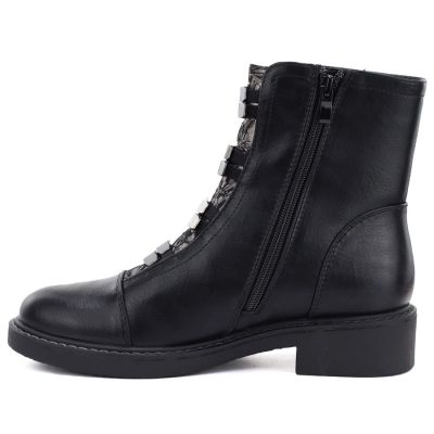 7. Women's winter ankle boots on a block black M.Daszyński SA252-16 SA252-1