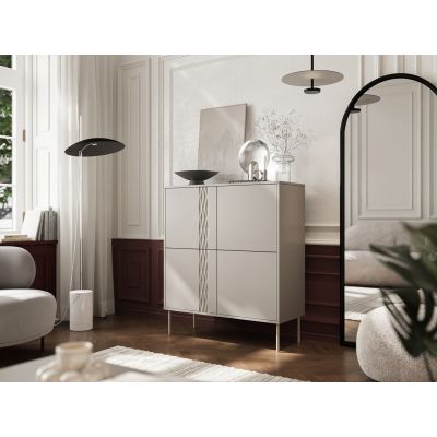 3. 4D TRESSE chest of drawers 100x40x110 cashmere matt