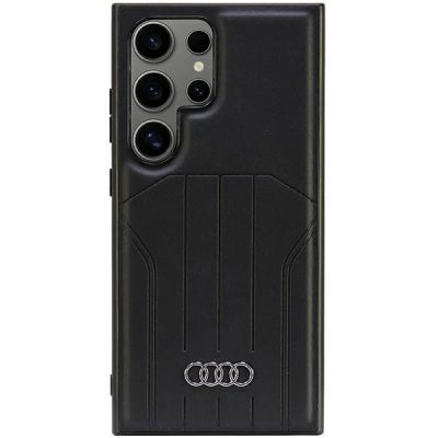Audi Synthetic Leather MagSafe S24 Ultra S928 black/black hardcase AU-TPUPCMS24U-Q5/D1-BK