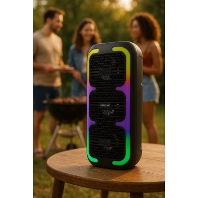 9. SQUEAK KARAOKE SPEAKER BEATONE BLUETOOTH 5.3, 45W FM RADIO, MICROSD, AUX, USB, USB-C SQ1009