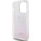 7. Hello Kitty IML Gradient Electrop Kitty Head case for iPhone 14 Pro - pink