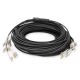 Digitus Factory-terminated universal fiber optic breakout cable, multimode OM4, 12 fibers, LC/UPC - LC/UPC