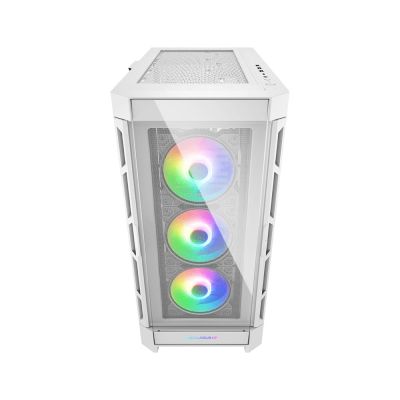 13. Cougar Gaming Duoface Pro RGB Case - Midi Tower - PC - White - ATX - EATX - Micro ATX - Mini-ITX - SSI CEB - Metal - Tempered Glass - Gaming