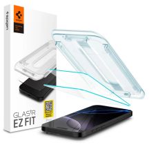 Spigen Glas.tR EZ Fit Tempered Glass for iPhone 16 Pro / 17 / 17 Pro - 2 pcs.