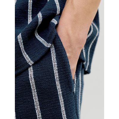 4. Jack&Jones men's striped shorts JPSTJAIDEN COBA STRIPE JOG SHORTS REG SN 12274413 SKY CAPTAIN/STRIPES