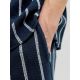4. Jack&Jones men's striped shorts JPSTJAIDEN COBA STRIPE JOG SHORTS REG SN 12274413 SKY CAPTAIN/STRIPES