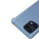 7. Clear View Case cover for Oppo Find X5 Pro cover with a flap black