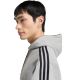 4. Men's adidas Essentials 3-Stripes French Terry Hoodie Gray KY4202