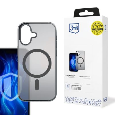 3. 3mk Frosty MagCase for iPhone 16 Plus - Black