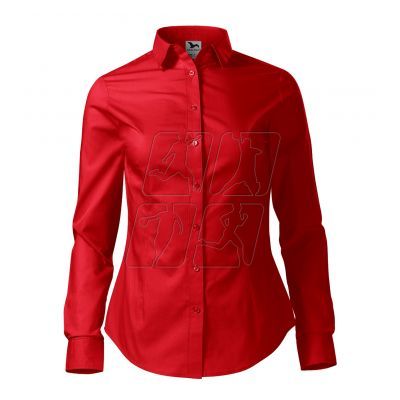 2. Malfini Style LS W MLI-22907 red shirt