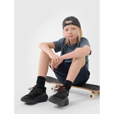 3. Boy's oversize plain T-shirt 4F 4FJWSS25TTSHM2324-46S