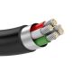 4. Ugreen USB - mini USB cable 480 Mbps 3 m US132 (black)