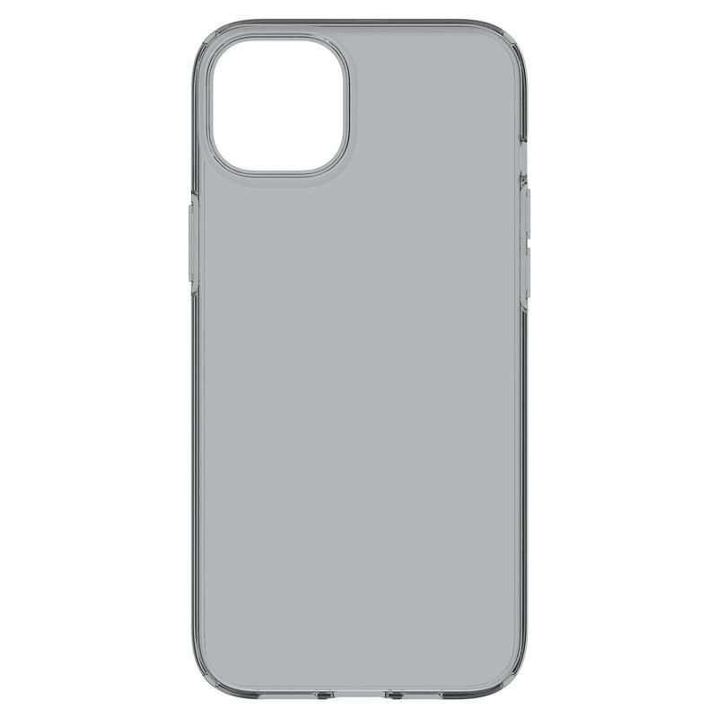 2. Spigen Crystal Flex iPhone 15 Plus Case - Gray-Transparent