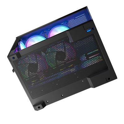 3. MODECOM VOLCANO PANORAMA APEX ARGB 7F MIDI BLACK CASE