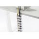 10. Cable organizer (spine), adjustable, flexible, 1.3m, silver