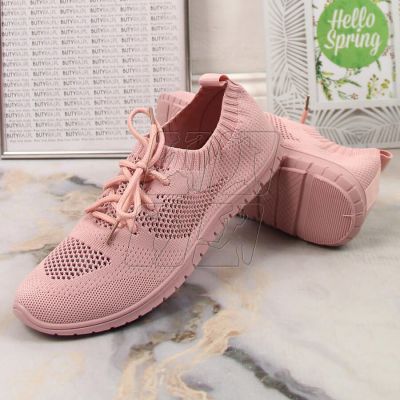 7. Openwork sports shoes News W EVE211D powder pink