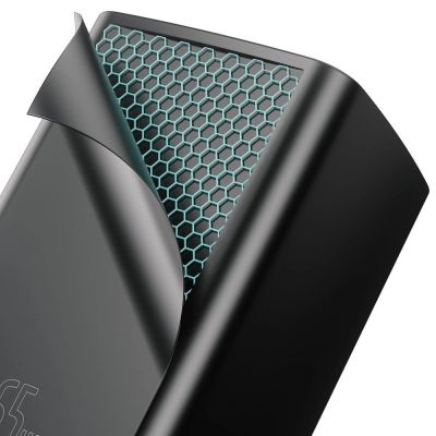 7. Baseus GaN2 Lite fast charger 65W USB / USB Type C Quick Charge 3.0 Power Delivery (gallium nitride) black (CCGAN2L-B01)