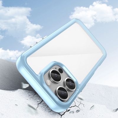3. Outer Space Case for iPhone 16e / 17e with Flexible Frame - Blue