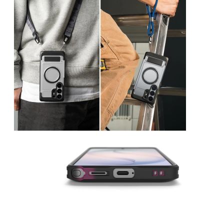 8. Ringke UX Magnetic MagSafe Case for Samsung Galaxy S26 Ultra - Clear Black