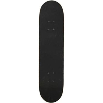 7. KID BLACK & WHITE WOODEN SKATEBOARD BEST SPORTING