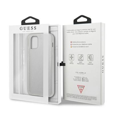 8. Guess GUHCP12M3D4GTR iPhone 12/12 Pro 6.1" transparent hardcase 4G 3D Pattern Collection