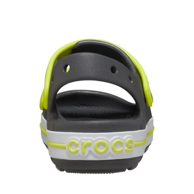 3. Crocs Crocband Cruiser Graphite Yellow Children's Sandals 209423 1NJ