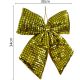 7. GOLD DECORATIVE BOW 30x34CM MICA
