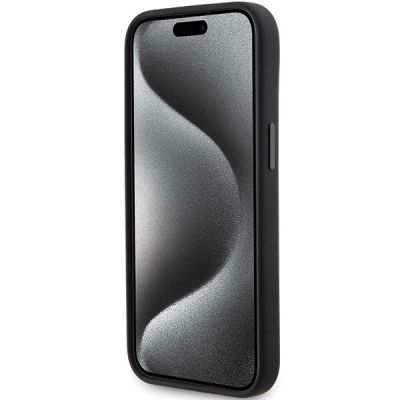 5. Karl Lagerfeld Silicone Karl&Choupette Head case for iPhone 15 Plus / 14 Plus - black