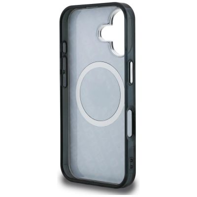 7. Karl Lagerfeld IML Choupette Head Logo MagSafe Case for iPhone 16 - Black