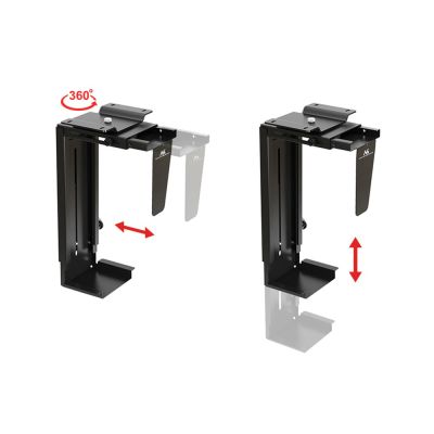 6. MACLEAN COMPUTER HOLDER BLACK MC-713B
