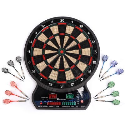 6. Meteor Electronic Dartboard 4-Led 24689