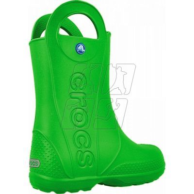 4. Wellingtons Crocs Handle It Kids 12803 dark green
