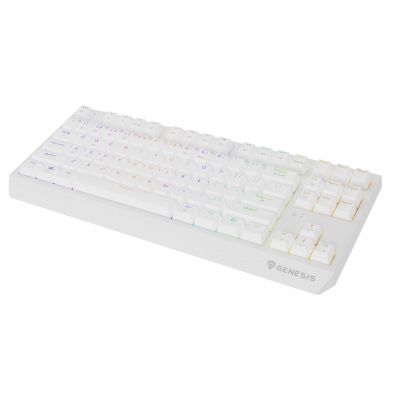 13. GENESIS Thor 230 TKL Keyboard Gaming USB + RF Wireless + Bluetooth QWERTY US English White