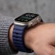 6. Tech-Protect Silicone Line Strap for Apple Watch 44 / 45 / 46 / 49 mm - Navy Blue