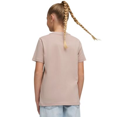 4. Puma ESS Centered Cat Logo Tee for kids pink 692972 89
