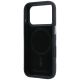 7. Karl Lagerfeld Grained Mono Resin Logo MagSafe Case for iPhone 17 Pro / 18 Pro - Burgundy