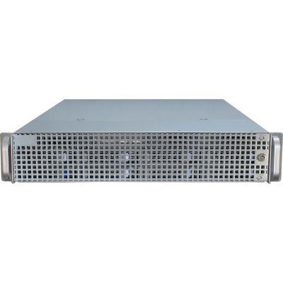 9. Inter-Tech IPC 2U-2408 Rack Black, Stainless Steel